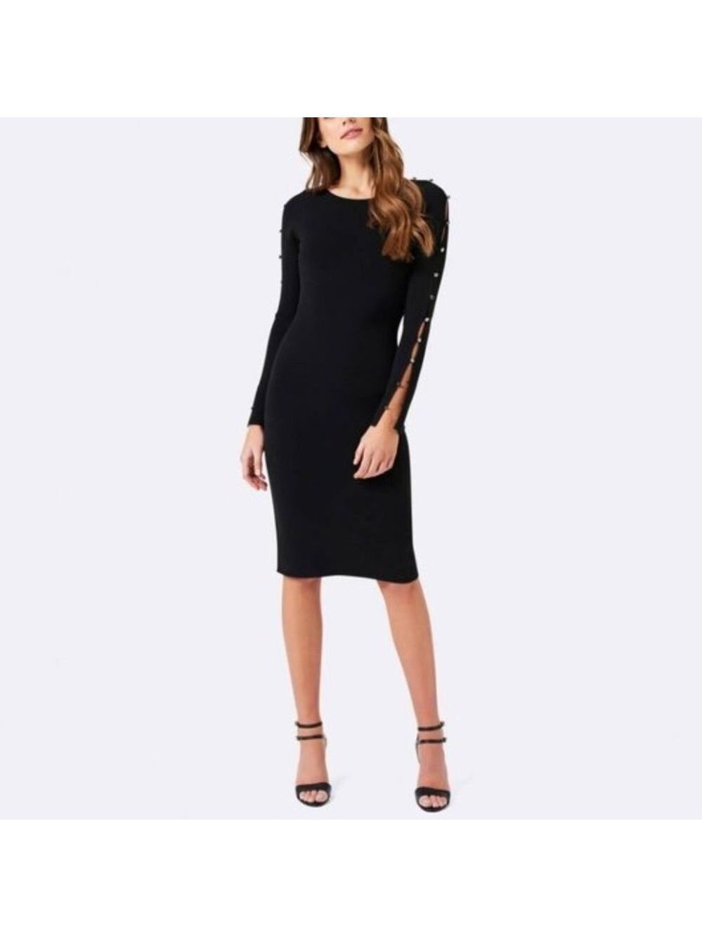 Bardot Through Sleeve Dress